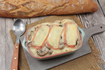 gratin champignons/maroilles 14102016