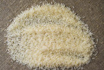 Белый рис льняная ткань