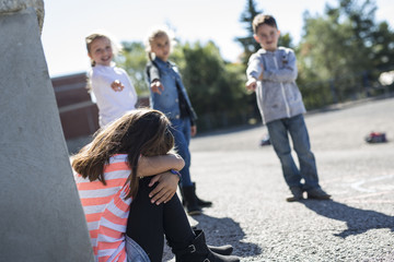 Elementary Age Bullying in Schoolyard