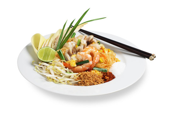 Shrimps Pad Thai, Thai Food