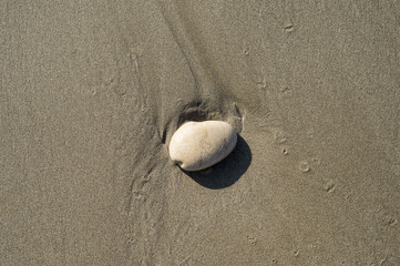 Fototapeta na wymiar Stones on the beach and relax