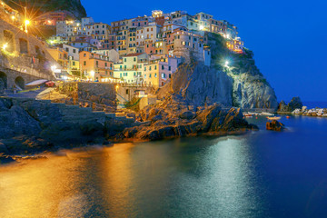 Manarola. Village on the rock.