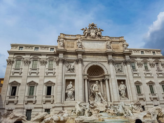 Obraz na płótnie Canvas Trevi Fountain in Rome, Italy.