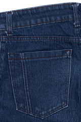 Fototapeta premium Part of jeans trousers with pockets