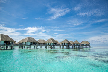 Maldives. Villa on water