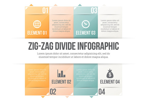 Pastel Gradient Tile Infographic