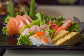 Japan sashimi set