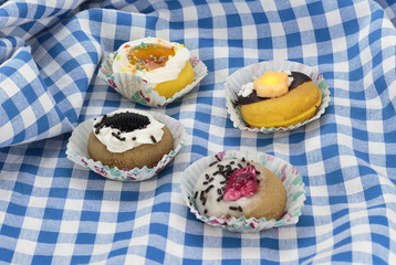 Mini cakes delicious