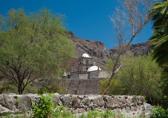 Mission San Javier in Baja California, Mexico