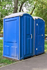 Public toilet in park