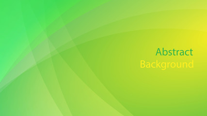 green and Yellow color background abstract art vector 