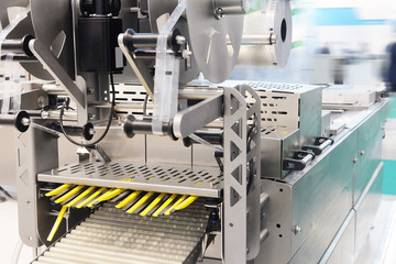 Equipment of a food factory