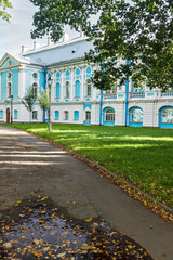 architecture in the courtyard in Petersburg autumn