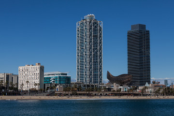 Strand in Barcelona