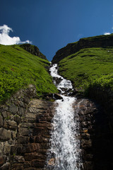 Landschaft an der Grossglockner Hochalpenstrasse, Österreich
