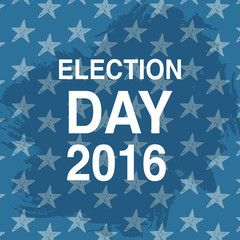 Election day poster. 2016 USA