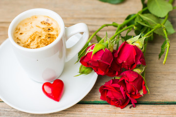 Saint Valentines day in vintage style