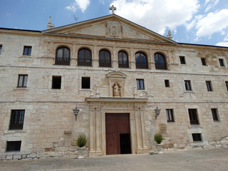 Fototapeta na wymiar Monastery of Santa María de La Vid Burgos Spain