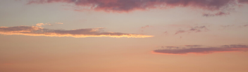 Fototapeta na wymiar The sky at sunset.
