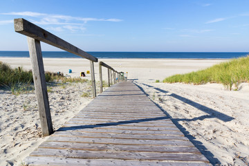 Weg zum Strand auf Juist