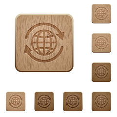 International wooden buttons