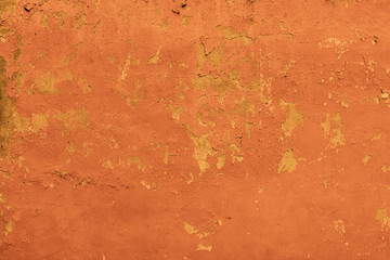 Wall fragment with scratches and cracks