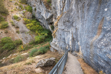 Gorge “La Yecla” in Burgos, Spain.