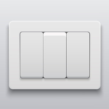 Vector modern light switch icon background