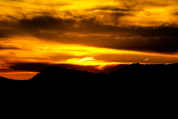 Obraz premium Desert sunset