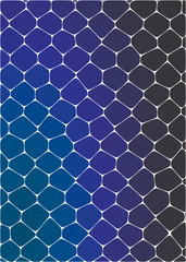 Fototapeta premium honeycomb through blue colors