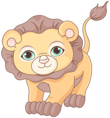 Obraz premium Baby Lion