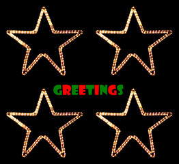 Abstract creative greetings Christmas scene  © Chris
