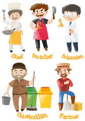 Different types of occupations