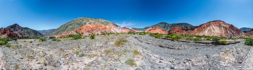 Los Colorados in Purmamarca, Jujuy, Argentina.