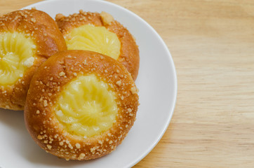 Custard Bun for Coffee Break.