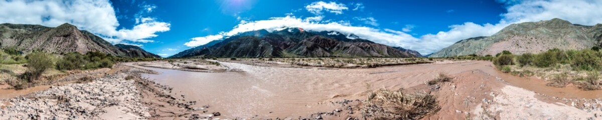 Rio Grande river in Jujuy, Argentina.