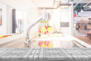 Blur Kitchen Room of The Background (Kitchen foom for use backgr