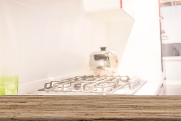 Blur Kitchen Room of The Background (Kitchen foom for use backgr