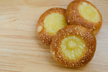 Custard Bun for Coffee Break.