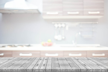 Blur Kitchen Room of The Background