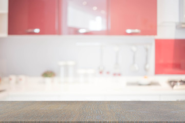 Blur Kitchen Room of The Background
