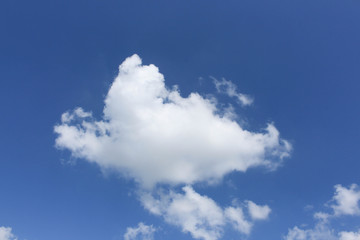 blue sky with clouds