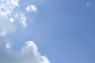 blue sky with clouds