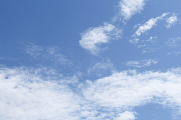 blue sky with clouds