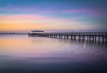 Fototapeta na wymiar Sunsets from around the Florida coastline.