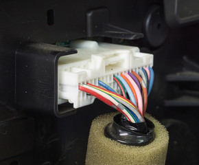 Colorful electric wiring