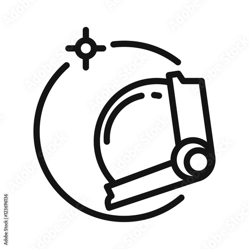 "space helmet vector illustration design" Stock image and royalty-free