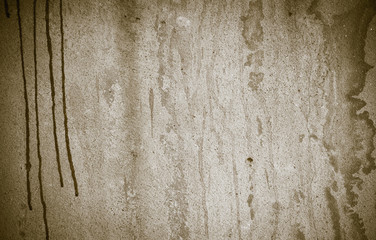 Stain on concrete wall