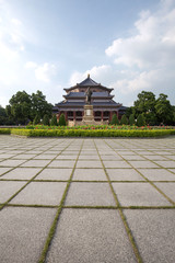 Sun yat sen memorial hall in guangzhou china. © Yan