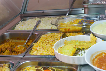 Buffet catering food